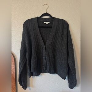 American Eagle Dark Gray Cardigan